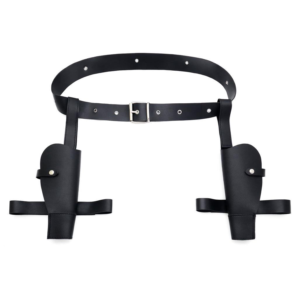 Кобура для полицейского пистолета Лауры Западный джинсовый ремень Кожаные перчатки Реквизит для косплея Аксессуары