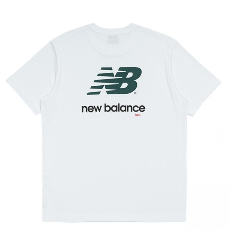 New Balance Футболка с коротким рукавом Uni EssenTial с большим логотипом сзади Nbnef21423 10