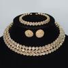 Модные многослойные многорядные серьги-ожерелье браслет браслет свадебное ожерелье короткое ожерелье