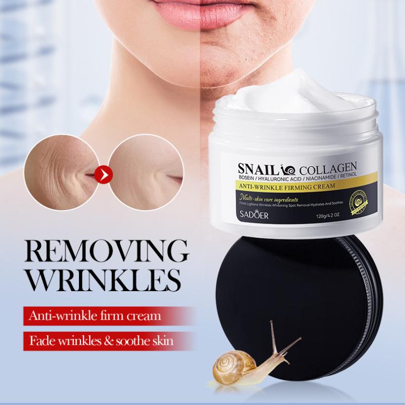 Крем против морщин с экстрактом улитки SADOER Collagen Firming Moisturizing Firming Cream