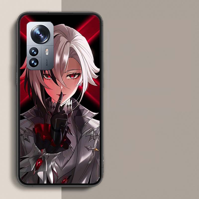 Чехол для телефона Arlecchino Genshin Impact для Xiaomi 15 Poco X7 X6 F7 14 Ultra Mi F6 F5 F4 F3 X5 X4 X3 M6 Pro M5 M5S M3 Capa Coque