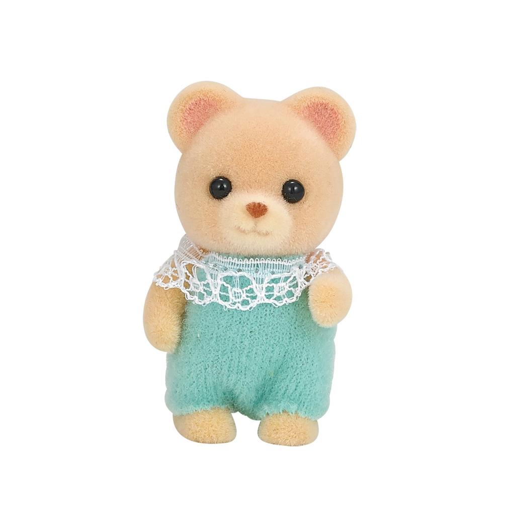 Sylvanian Families Doll ST Mark Ages 3 and Toy Sylvanian Epoch "Baby Bear" Ku-68 Certified, Up, Dollhouse, Families,