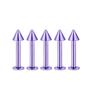 5Pcs Stainless Steel Lip Stud Eyebrow Stud Nose Stud Ear Stud Piercing Jewelry Body Piercing Jewelry