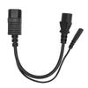 IEC320 C14 Male To C13 C7 Female Power Cord Waterproof IEC320 Power Cable for Projectors 100‑250V