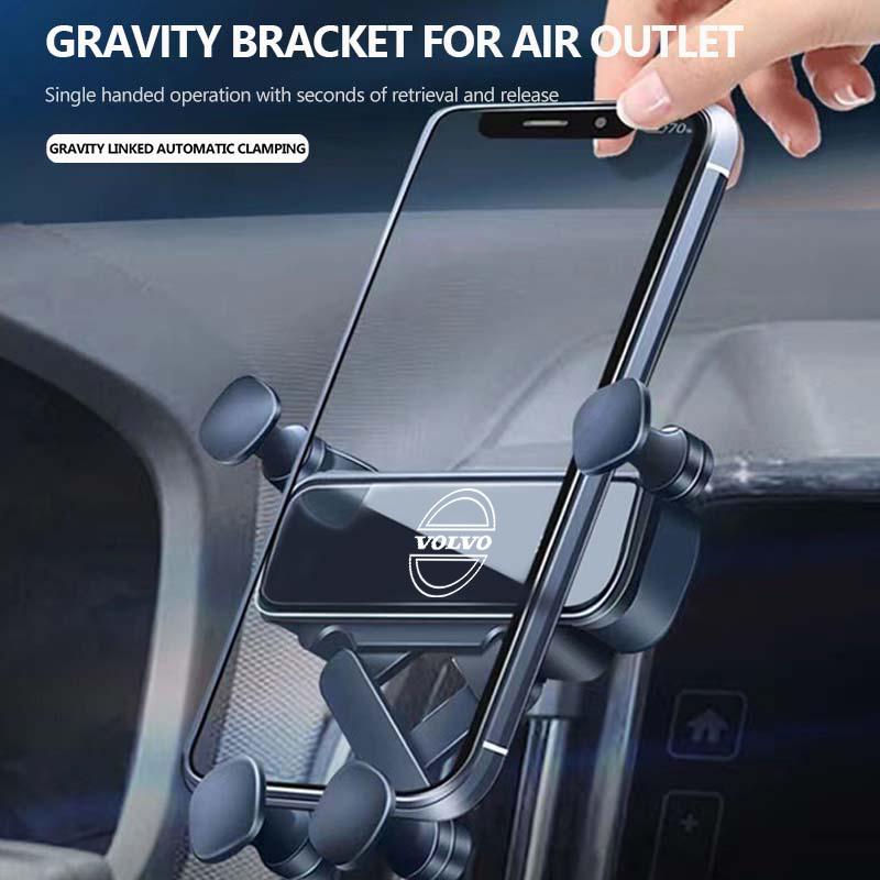 Universal Car Air Vent Gravity Phone Holder Accessories For Volvo V60 V50 V40 S80 S60 S90 C40 XC40 V70 XC70 XC60 XC90