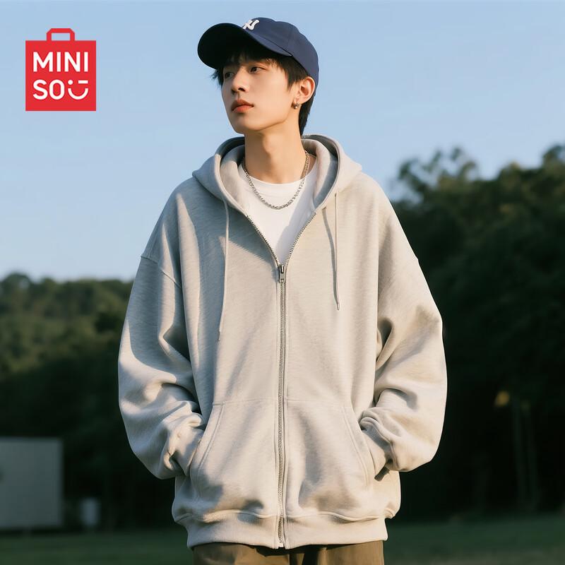 MINISO Мужская повседневная толстовка на молнии