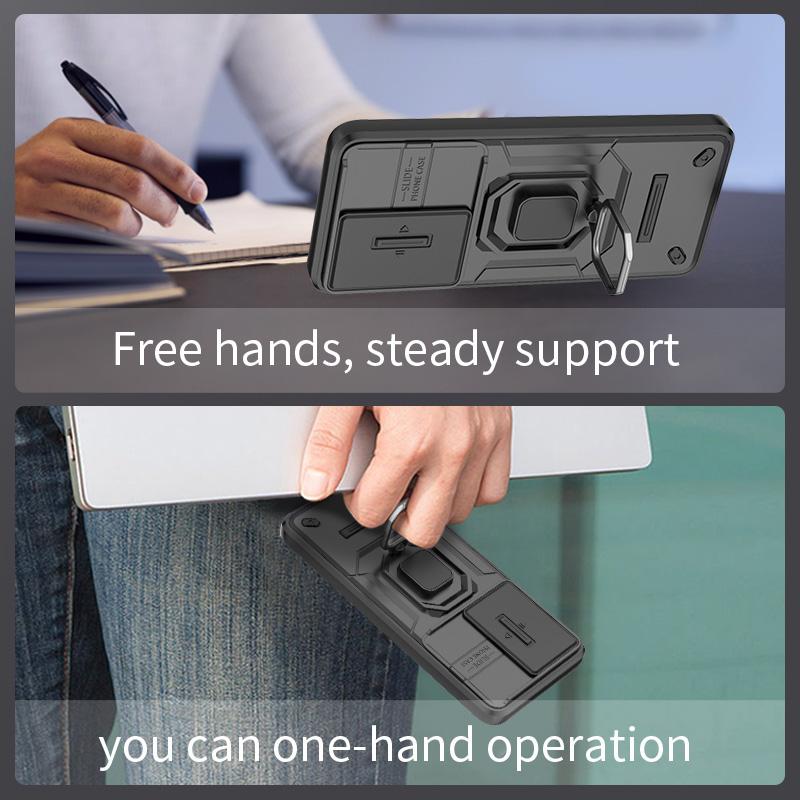 Slide Camera Lens Protector Armor Case For Samsung Galaxy A13 5G Military Grade Bumpers Ring Cover