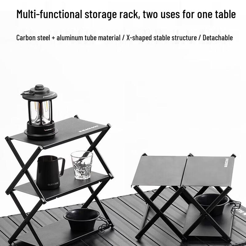 Black Dog Outdoor Folding Camping Storage Rack