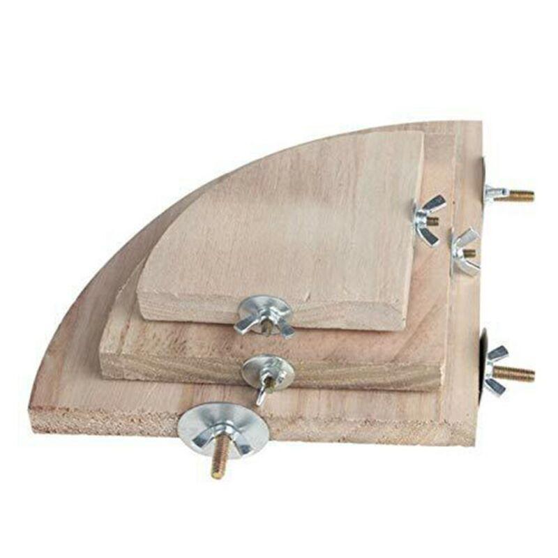 Деревянные мини-жесты на платформе с круглой педалью, клетка для попугая, птица, волнистый попугайчик, игрушка, стопорная доска