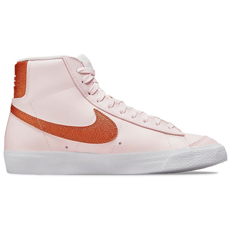 Nike Blazer Mid 77 Essential Pink Metallic Copper Женские кроссовки Светло-мягко-розовые белые DQ7574-600