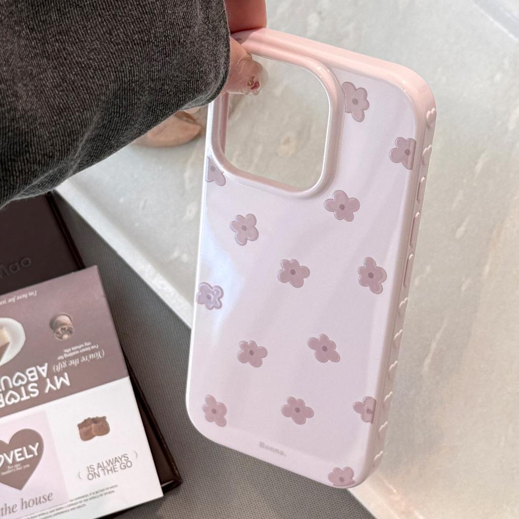 Gentle and Fresh Applicable Apple 17 Mobile Phone Case Iphone16promax Flower 1513 Soft 14 Anti Fall