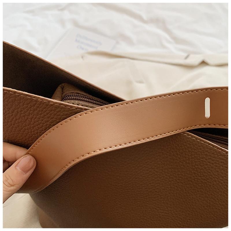 Tooxika Французская ретро сумка-ведро большой вместимости новая универсальная сумка сумка-мессенджер