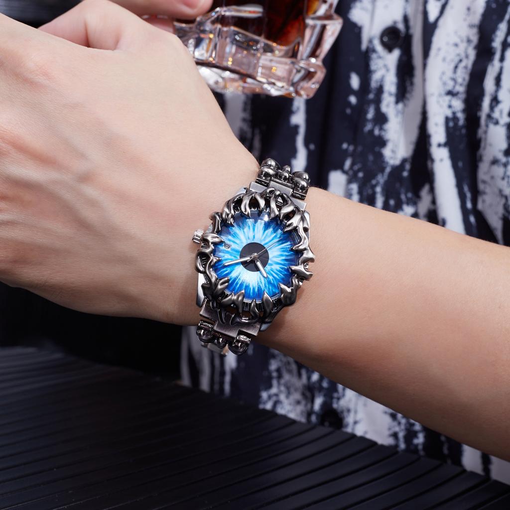 PINTIME Special-shaped Series Male Retro Fashion Punk Wrist Watches for Man Talons Niche Senior Boy Skeleton Luxury Quartz Wristwatche