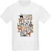 CafePress Я люблю кошек Футболка для подростков и детей Хлопковая футболка