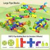 Large Early Education DIY Water Pipe Building Blocks for Kids