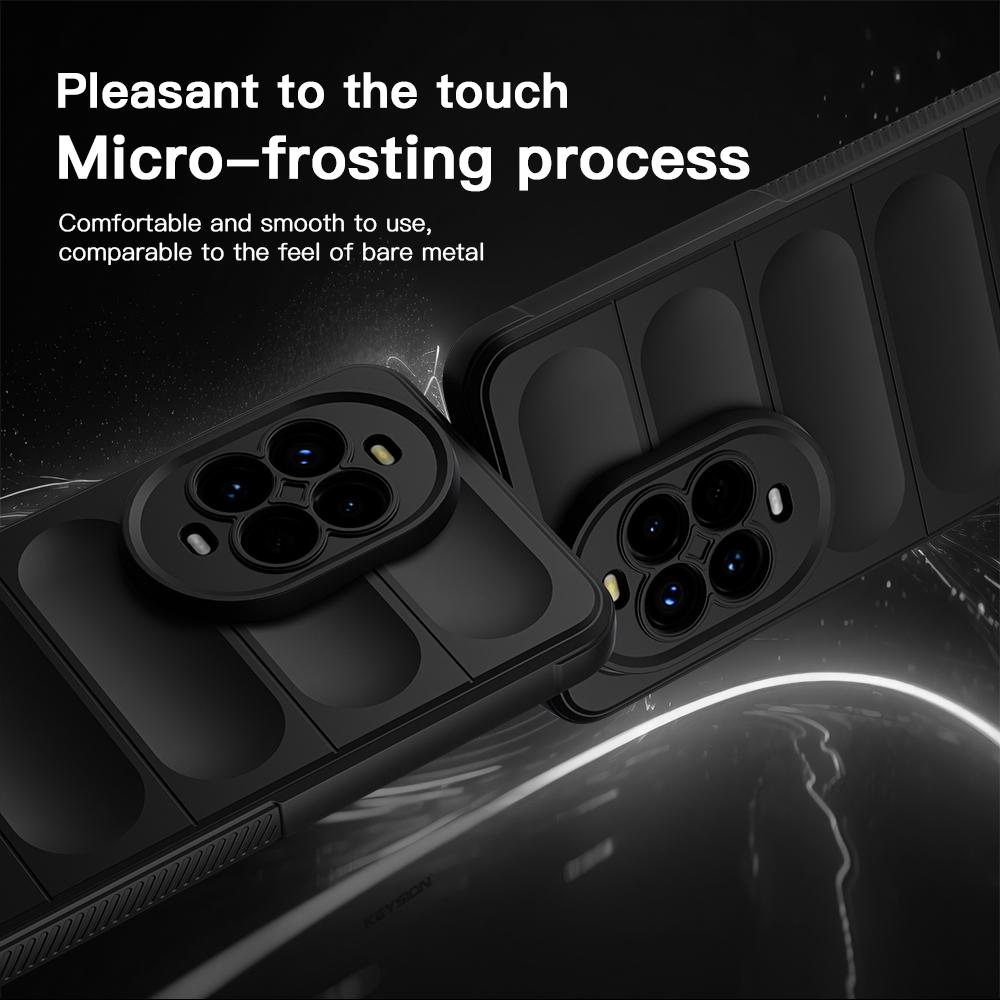 KEYSION Противоударный матовый чехол для Huawei nova 13 13 Pro Противоскользящая мягкая силиконовая задняя крышка для телефона Huawei nova 13 Pro
