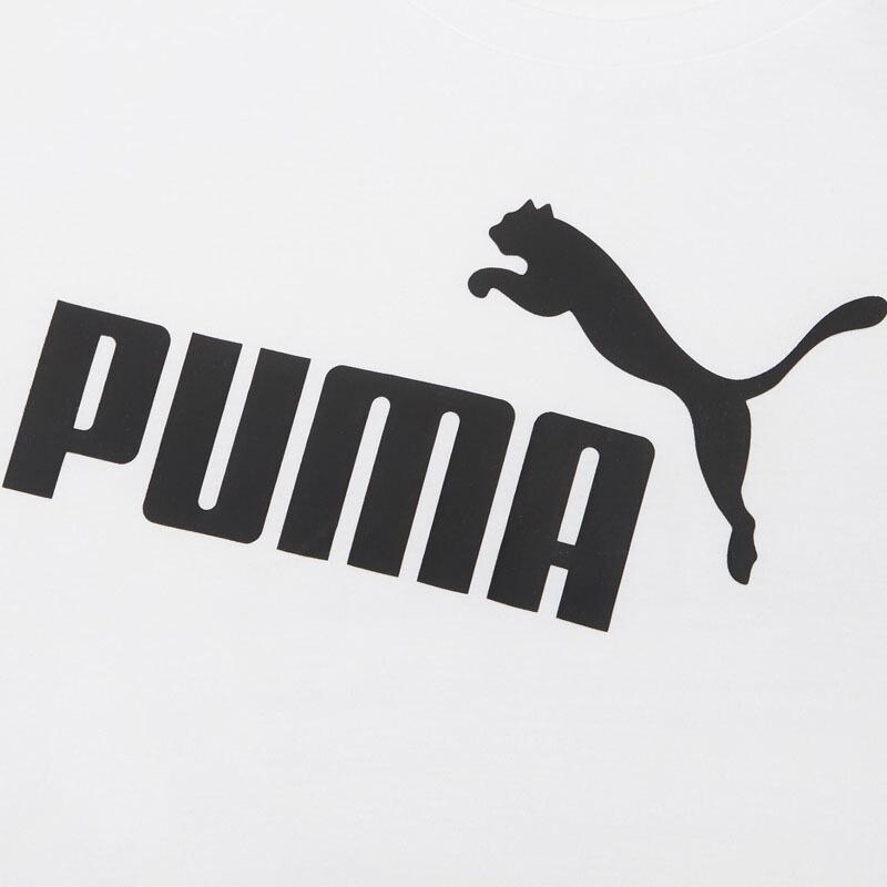 Puma Футболка женская спортивная повседневная с круглым вырезом и коротким рукавом, белая 583821-02