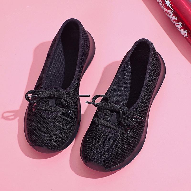 Домашняя уличная обувь для мамы для отдыха с дышащей сеткой, женская повседневная обувь для ходьбы на плоской подошве, офисная рабочая обувь для медсестры