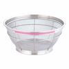 Endo Shoji Commercial New Mammoth Color Shallow Strainer, 25cm, Pink, Stainless Steel, Made In Japan, AZL4713
