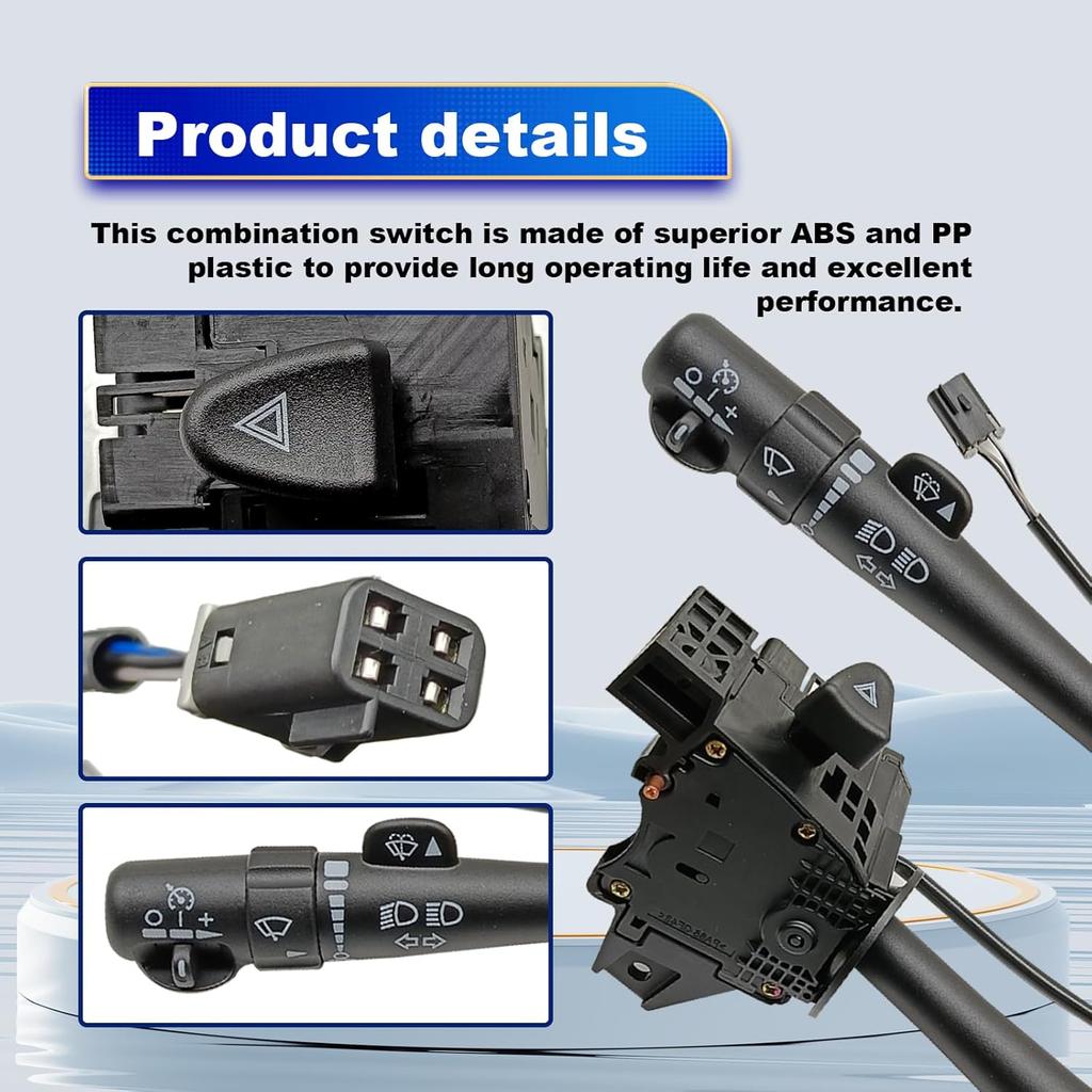Turn Signal Switch, Wiper Switch, Cruise Control Switch Compatible with 2003 2004 2005 2006 Chevy Silverado Suburban Avalanche Tahoe 2003-2007 GMC