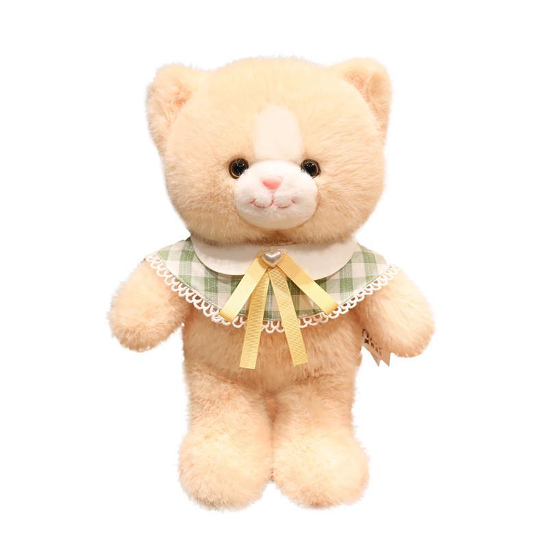 Plush Sheep Elephant Toys With Striped Apron And Bow Decoration For Gift Kids