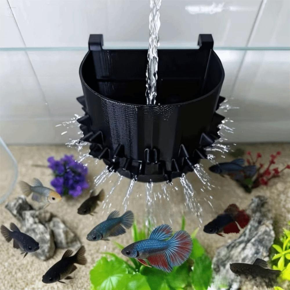Water Filling Water Outlet Water Inlet Filter Screen Aquarium Filtration Flow Diverter