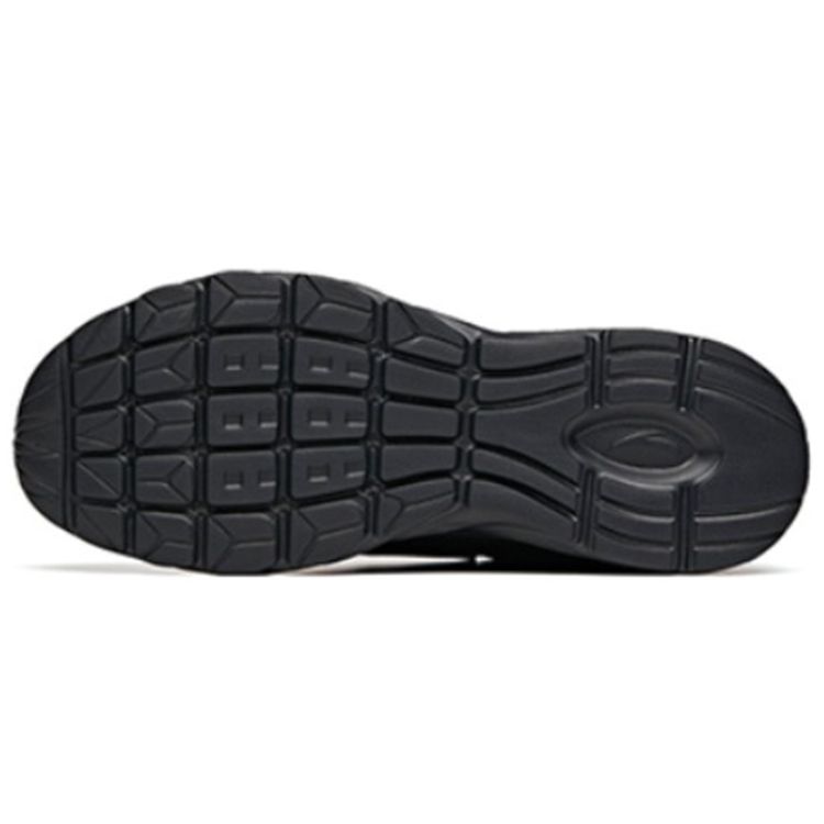Anta Comfortable Shock Absorbing Non-Slip Durable Low-Top Running Shoes Men Sneaker Black 912145523-1