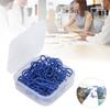 20Pcs Musical Note Paperclip Iron Bookmark Stationery Clip Memo Office Supplies Blue
