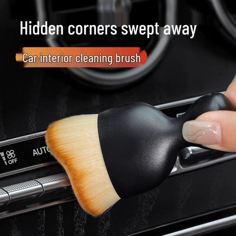 Car Interior Fluff Duster & Vent Cleaning Brush