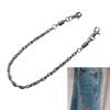 Adjustable Length Punk and Hip Hop Style Metal Pants Chain Accessory for Streetwear Enthusiasts and Trendsetters
