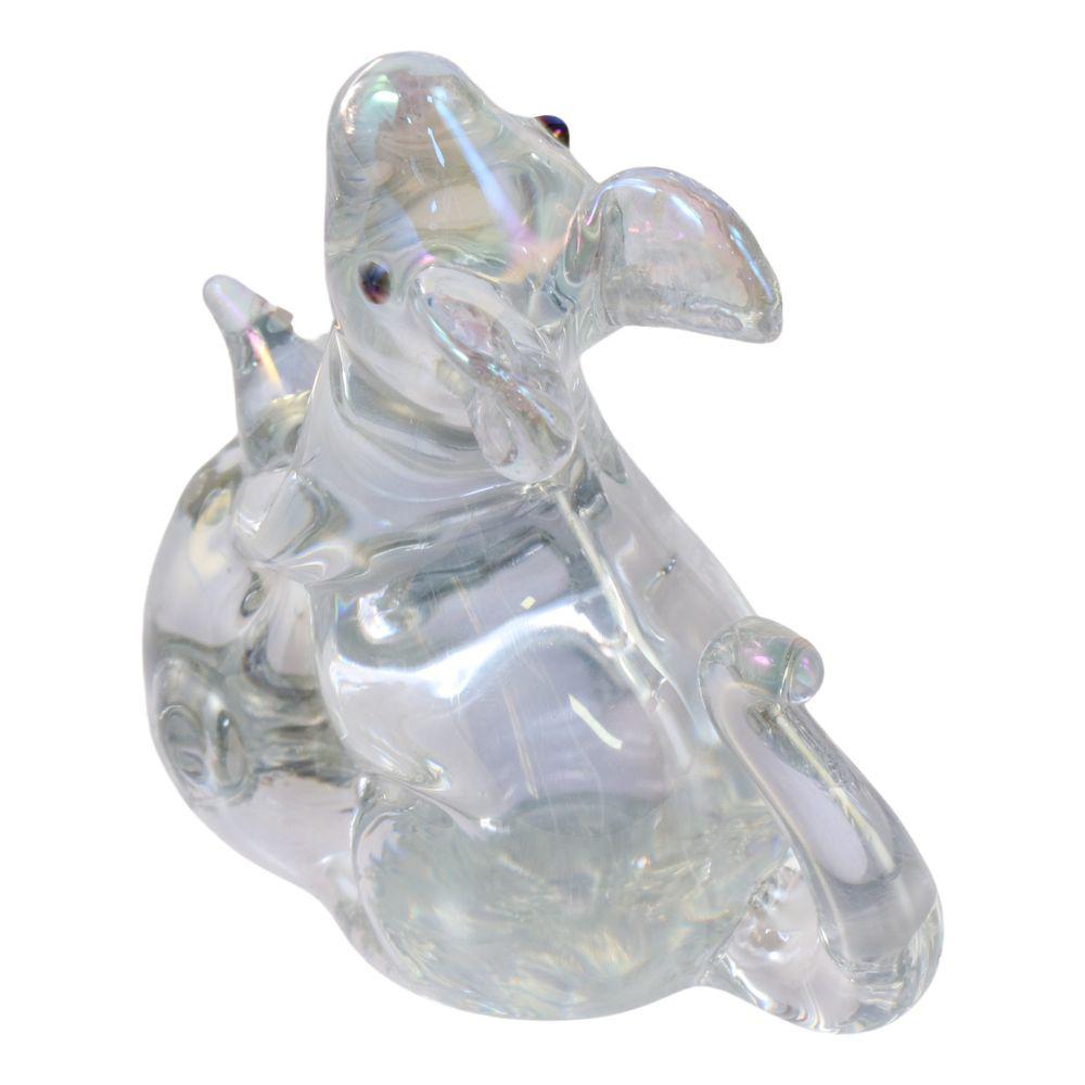 Крыса Кристалл Крыса Орнамент Красочный Крыса Орнамент Мода Красивые Стеклянные Украшения Главная