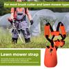 Universal Trimmer Harness Adjustable Strimmer Harness Padded Double Shoulder Straps with Belt for Brush Cutters Garden Grass Trimmer