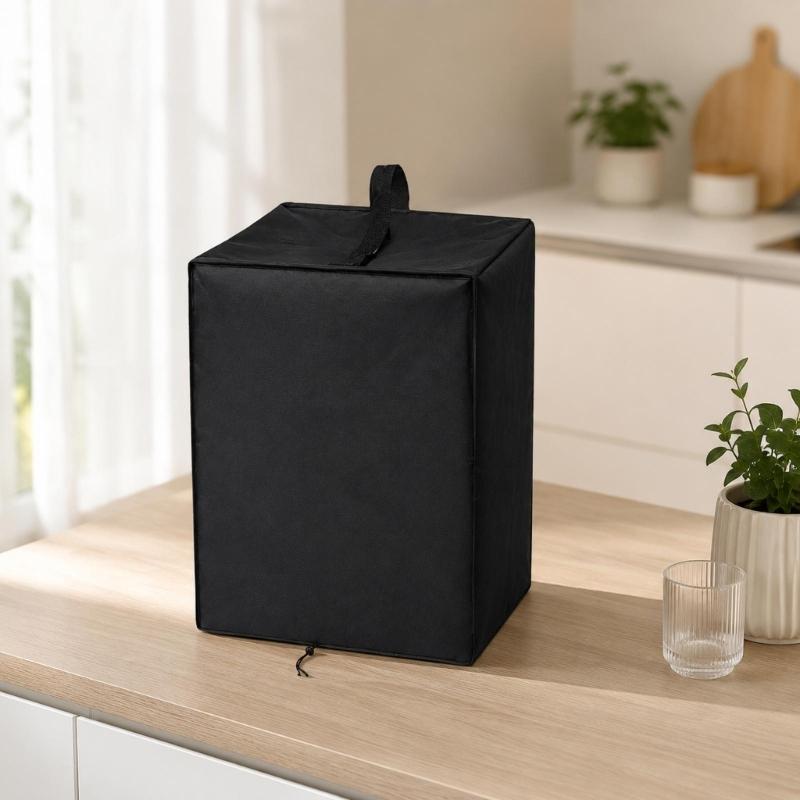 Slush Maker Cover with Textile Construction, Lower Closure, and Carry Handle That Folds Down for Space-Saving Storage When Removed