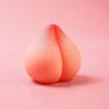 Juicy Peach Soft Decompression Squeeze Release Ball Decompression Tool Simulation Peach Silicone Toy Handmade Gift Fidget Toy