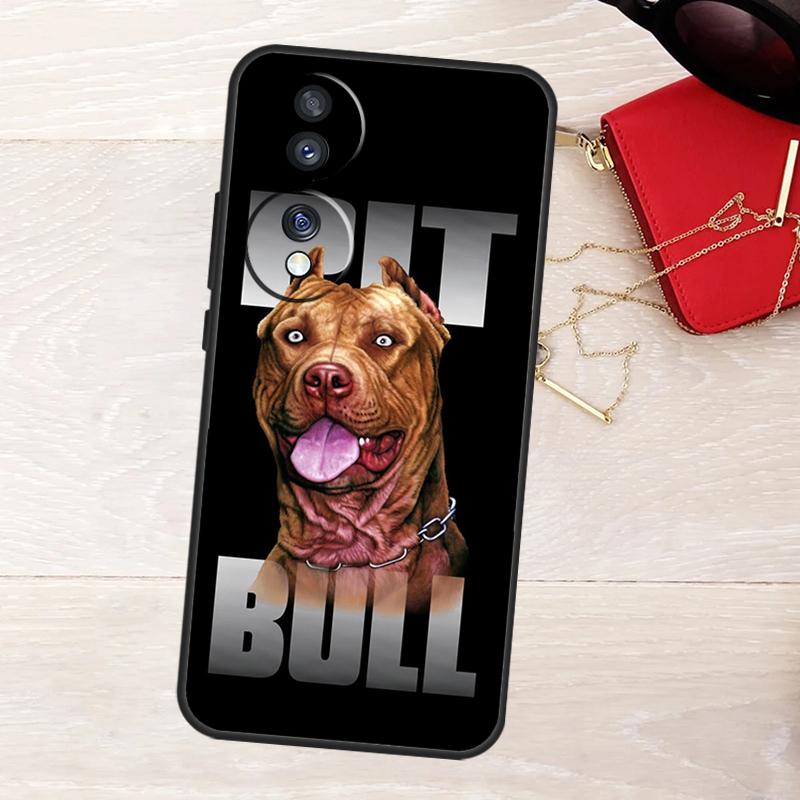 Pit Bull Lovely Dog Pitbull Case For Honor Magic 8 5 6 7 Lite X9a X9b X9c X9d X8b X8c Win RT 50 70 90 200 400 Pro Cover