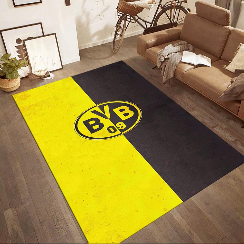 Borussia Dortmund Area Rug Perfect For Balcony Bedrooms Game Room Decorate Room Antislip Rug Office Home Decor Spiritual Gift