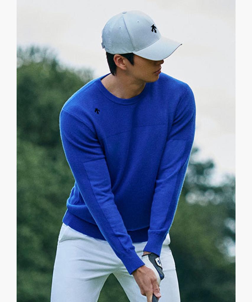 DESCENTE GOLF Men'S Cashmere Round Sweater (Dq31Mfkp94)