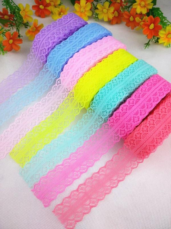 10 Yards Lace Ribbon Tape Trim Fabric DIY Embroidered Net Lace for Sewing Decoration Lace Fabric