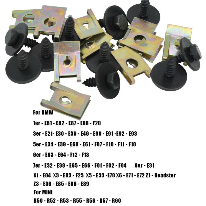 40X U-образная гайка с шестигранной головкой для крепежа BMW Speed, зажим для поддона, комплект крепежных инструментов