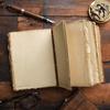 Кожаный чехол ручной работы с декоративными краями, винтажный дневник с гравировкой и металлическим замком, ежедневник-планировщик, тетради для письма