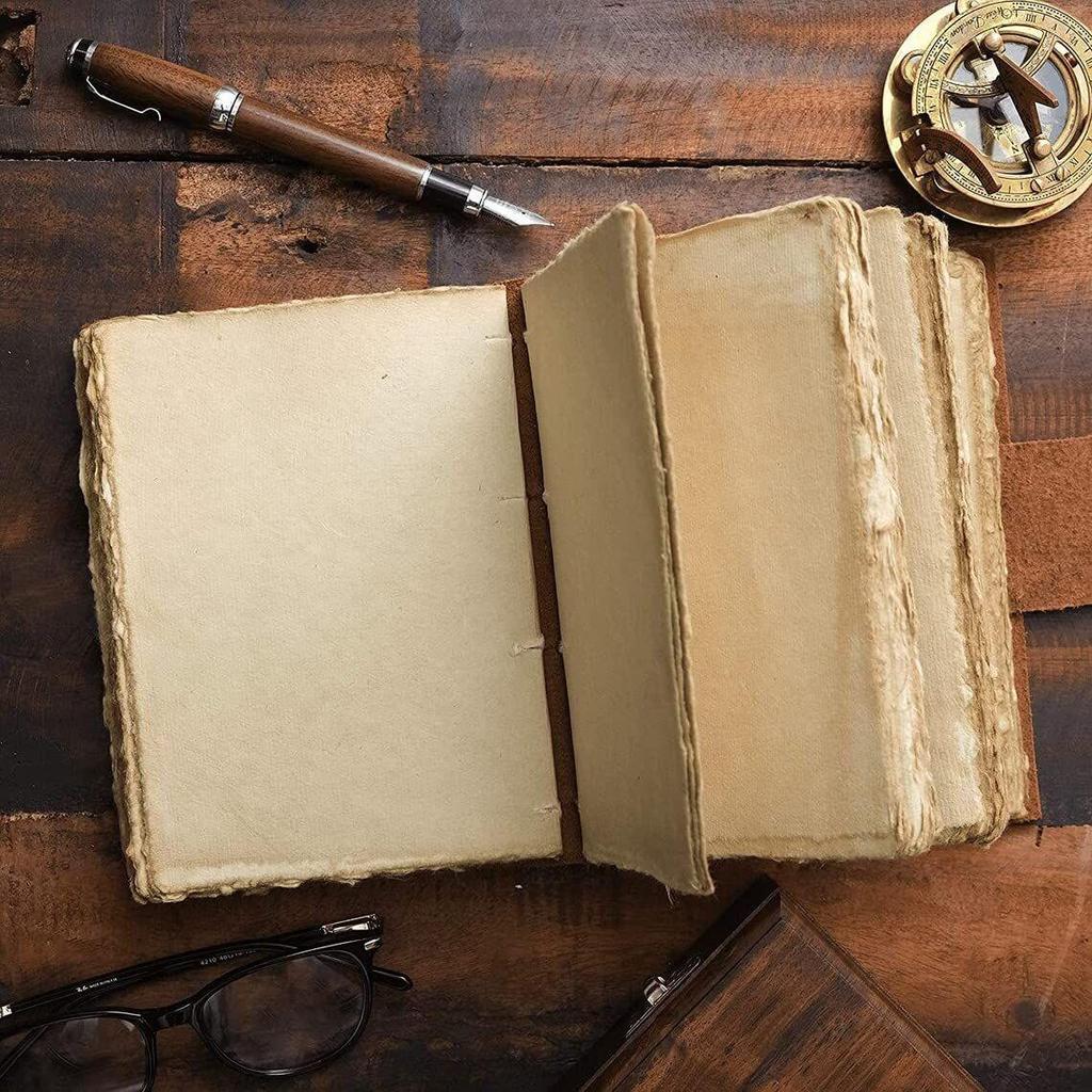 Кожаный чехол ручной работы с декоративными краями, винтажный дневник с гравировкой и металлическим замком, ежедневник-планировщик, тетради для письма