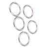 5 шт. Круглые O-кольца из нержавеющей стали 304, бесшовные, многоцелевые, сварочные металлические O-кольца для морского оборудования, лодок, йоги