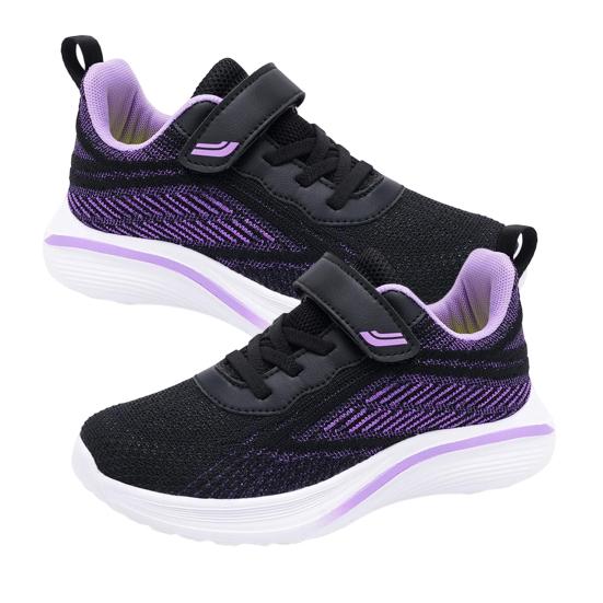 Кроссовки для бега для девочек, детская спортивная обувь, дышащие легкие кроссовки, стельки с эффектом памяти, нескользящая амортизирующая обувь