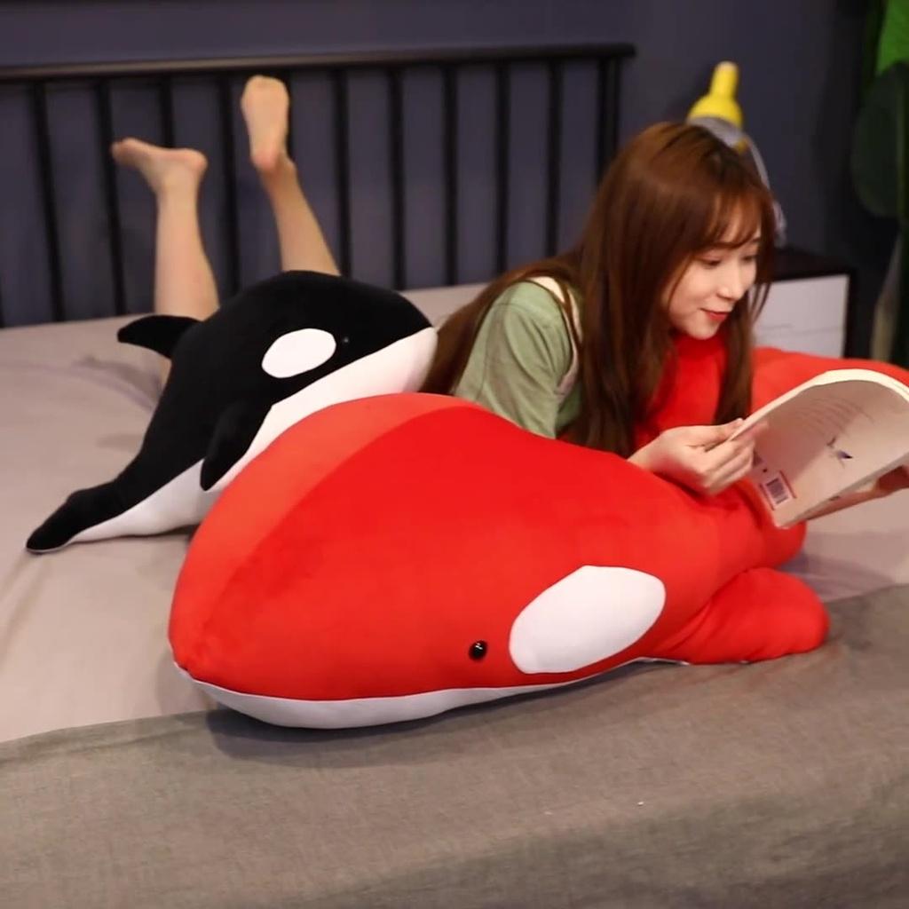 Arknights Скади Кит Плюшевая Игрушка Животное Подушка Детям Рождественский Подарок на День Рождения 60/80/100см