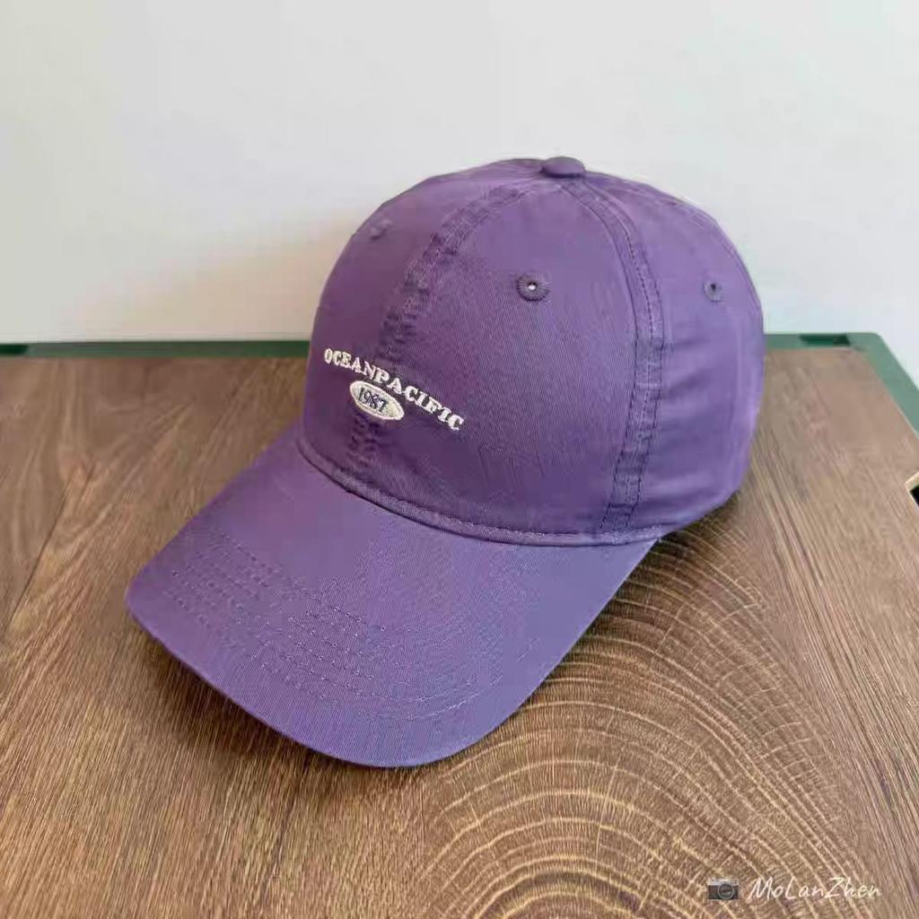 Soft top baseball cap children's new wide brim show face small cap versatile big head circumference sun hat