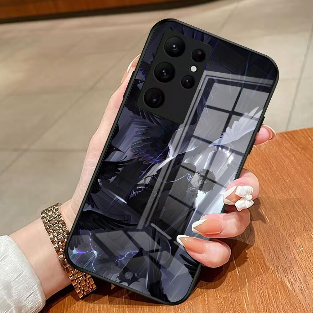 Игровой чехол L-Lord Of Mysteries для телефона Samsung S26 S25 Edge Ultra 23 22 21 20 Ultra Plus S24 Fe Стеклянная крышка