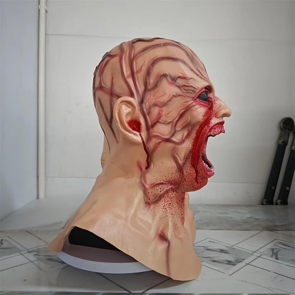 High Quality Latex Horror Infected Zombie Masks Realistic Unisex Halloween Props Adult Party Cosplay Costume Props