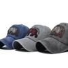 NORTHWOOD Bear Embroidered Baseball Cap Outdoor Peaked Cap Cotton Washed Men's Outdoor Baseball Hats for Men Women