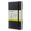 Moleskine Classic Solid Pocket Size X QP012 Notebook, Hardcover, Color, (9cm 14cm), Black,