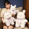Cute Cute Little Bunny Doll Plush Toy Little White Rabbit Doll Children Soothing Cloth Doll Girl Birthday Gift